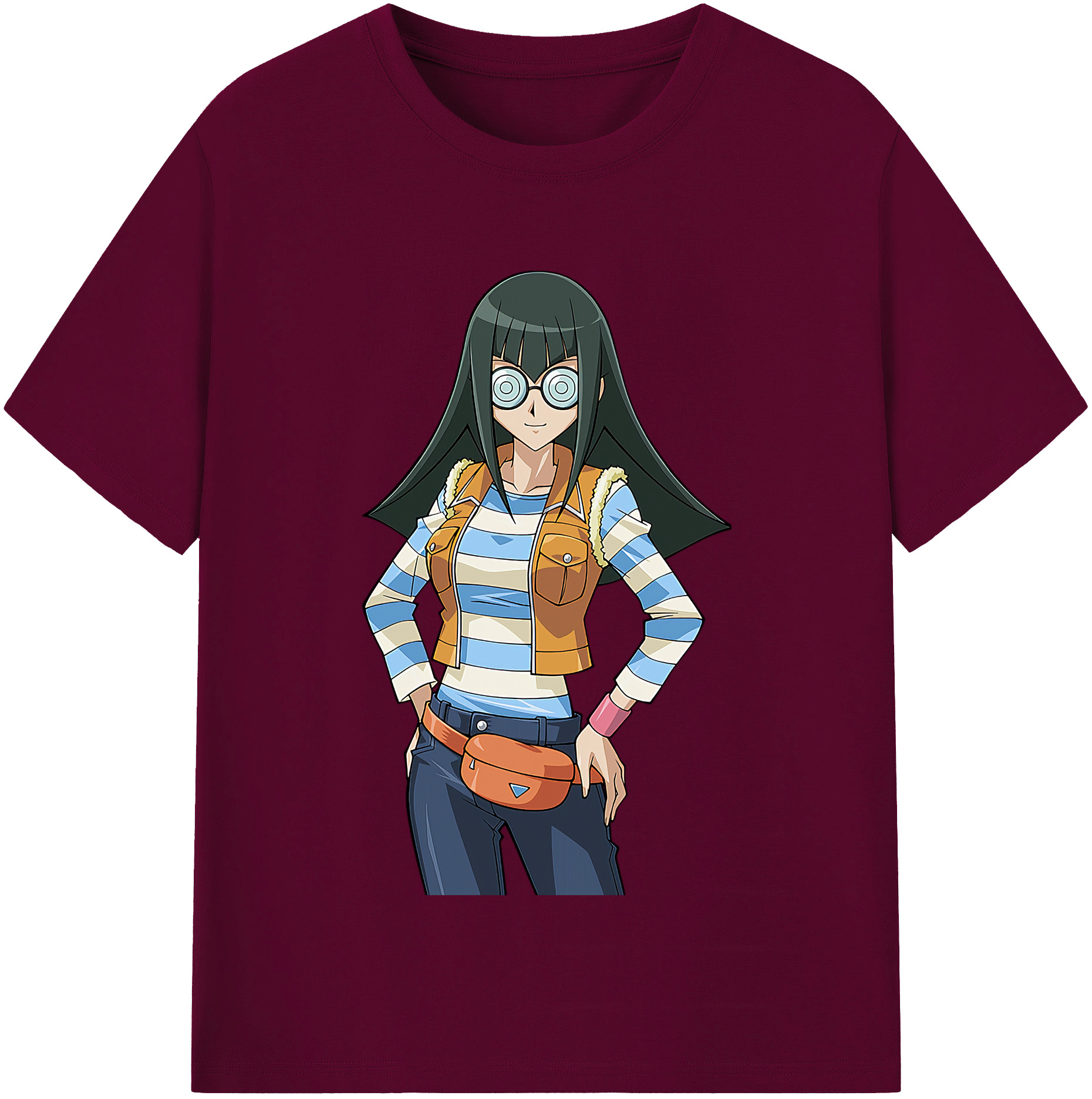 （画像用） 遊☆戯☆王 Yu-Gi-Oh! レディースカジュアルプリントTシャツ（綿100％）